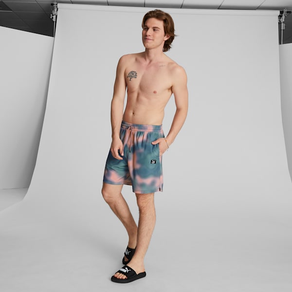 Traje de baño para hombre PUMA Re:Escape 7", DEEP DIVE, extralarge